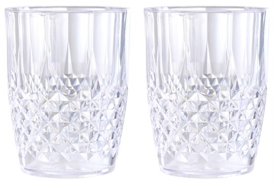 Plastglös 25 sl. 2 stk