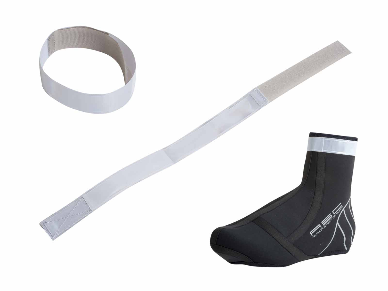 Reiðhj. Endurskins ökklaband A-O35 25x280 silfur