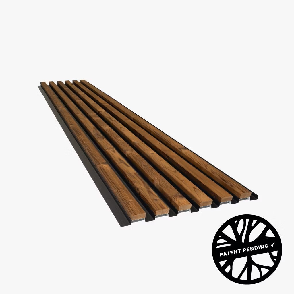 Álviðarklæðning Viðarbrún 2400 x 451 x33 mm, WoodUpp