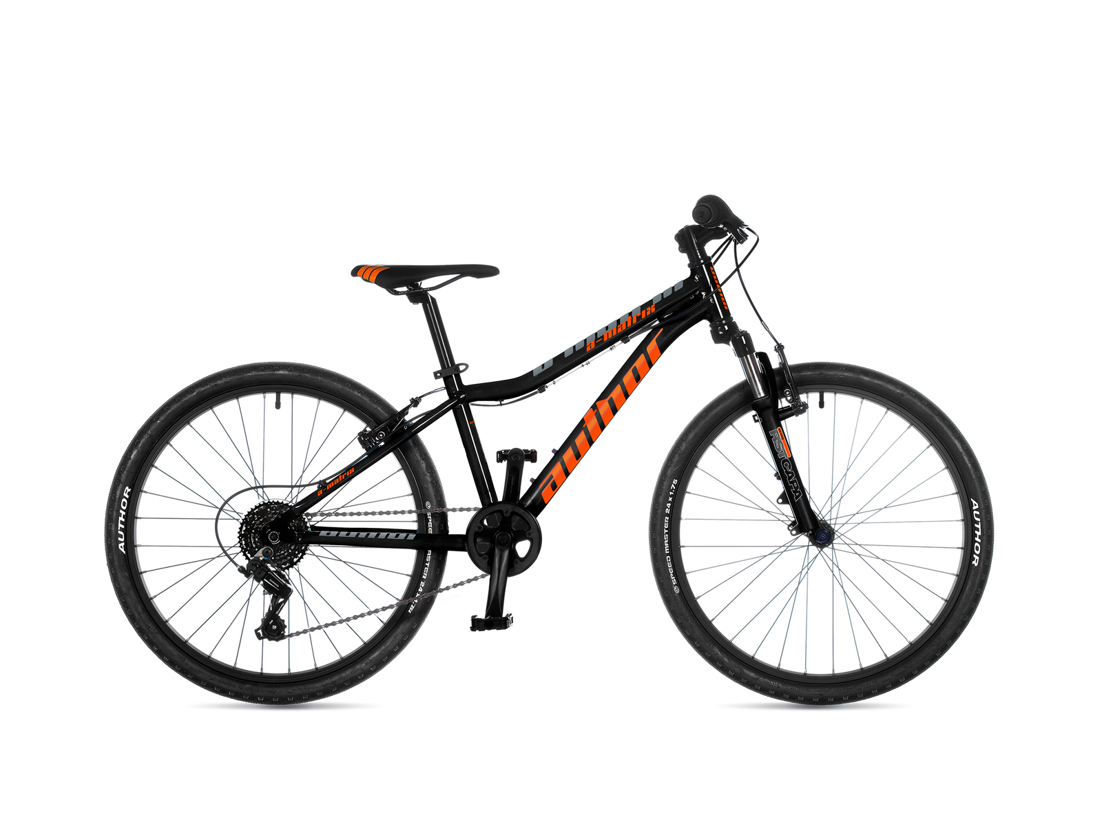 Reiðhjól A-Matrix 24" Svart 12.5"stell,  2025 Author