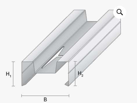 Hljóðstoð 40X70 3,00 m F
