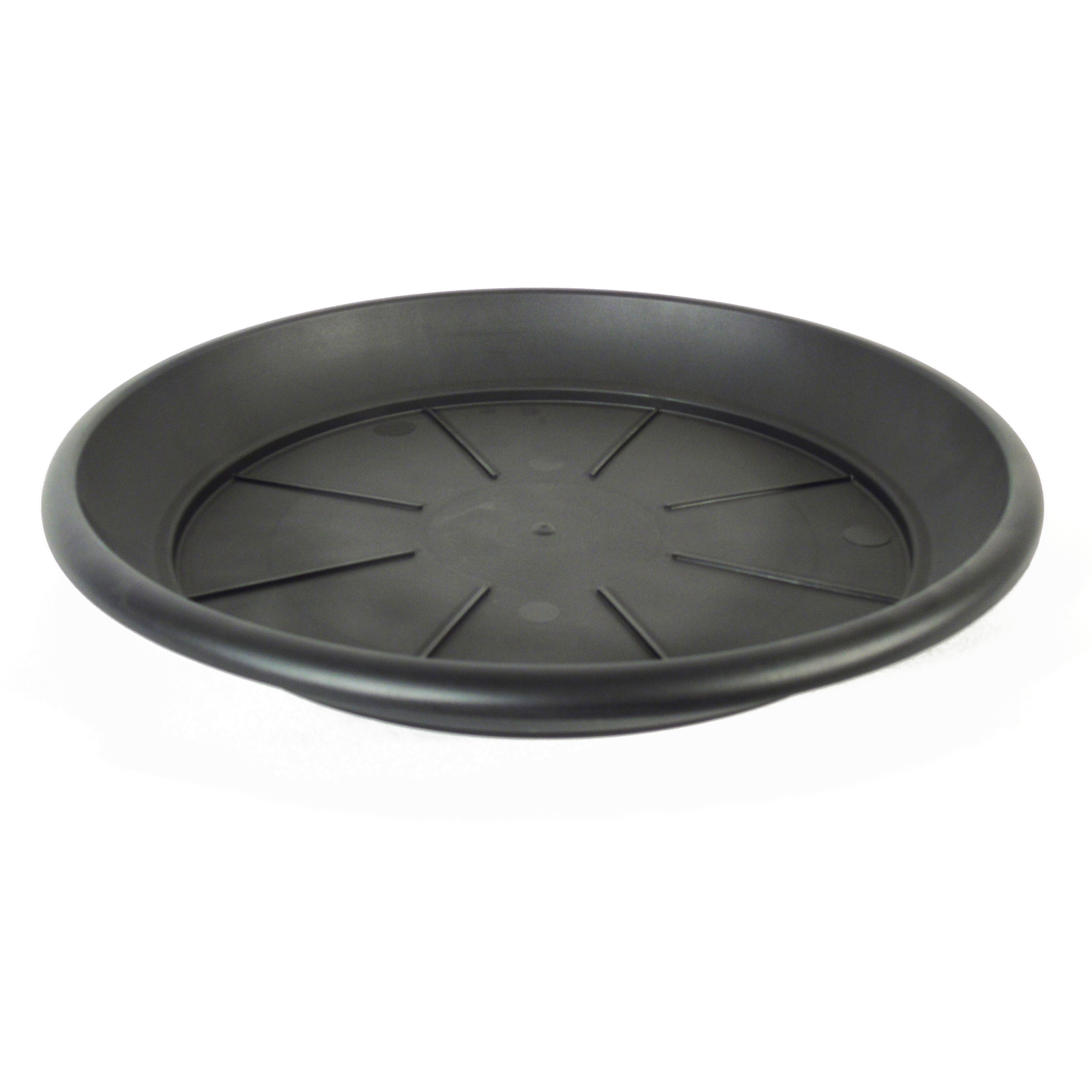 Pottaskál plast svört 27*3,5cm