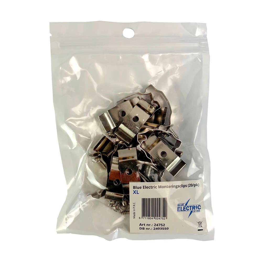 LED FLEX-LINE FESTISPENNUR +PLUSLINE RYÐFR. 20st/PAKK