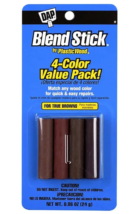 Vaxfyllir DAP brúnir litir 4stk