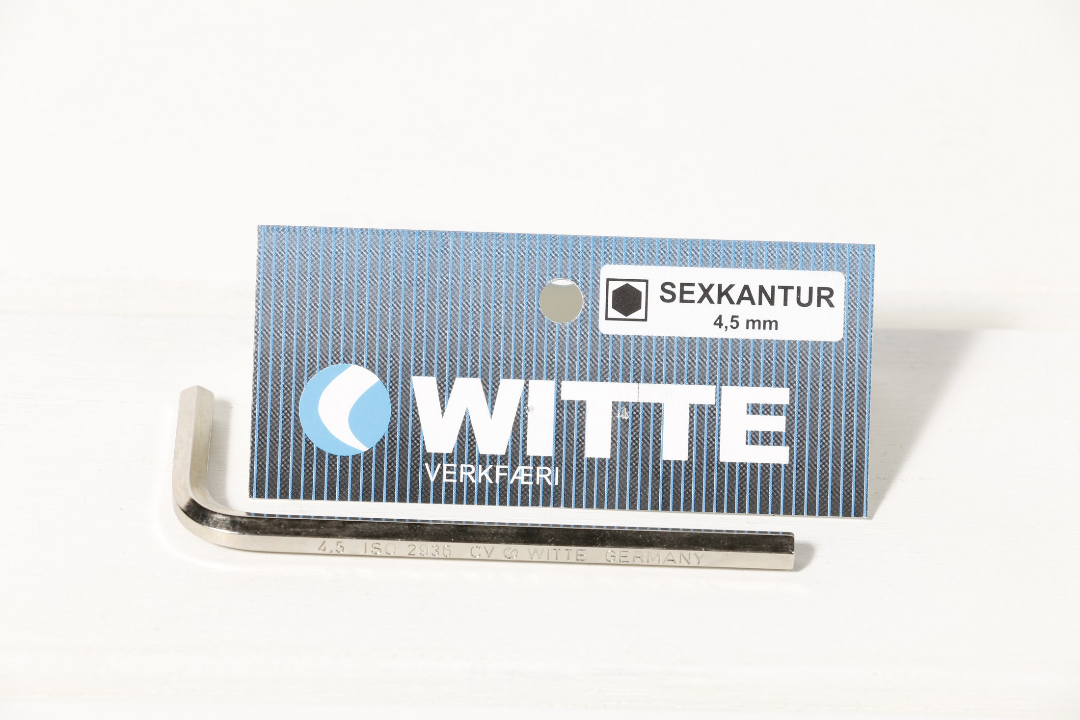 Sexkantur 4,5 mm Witte