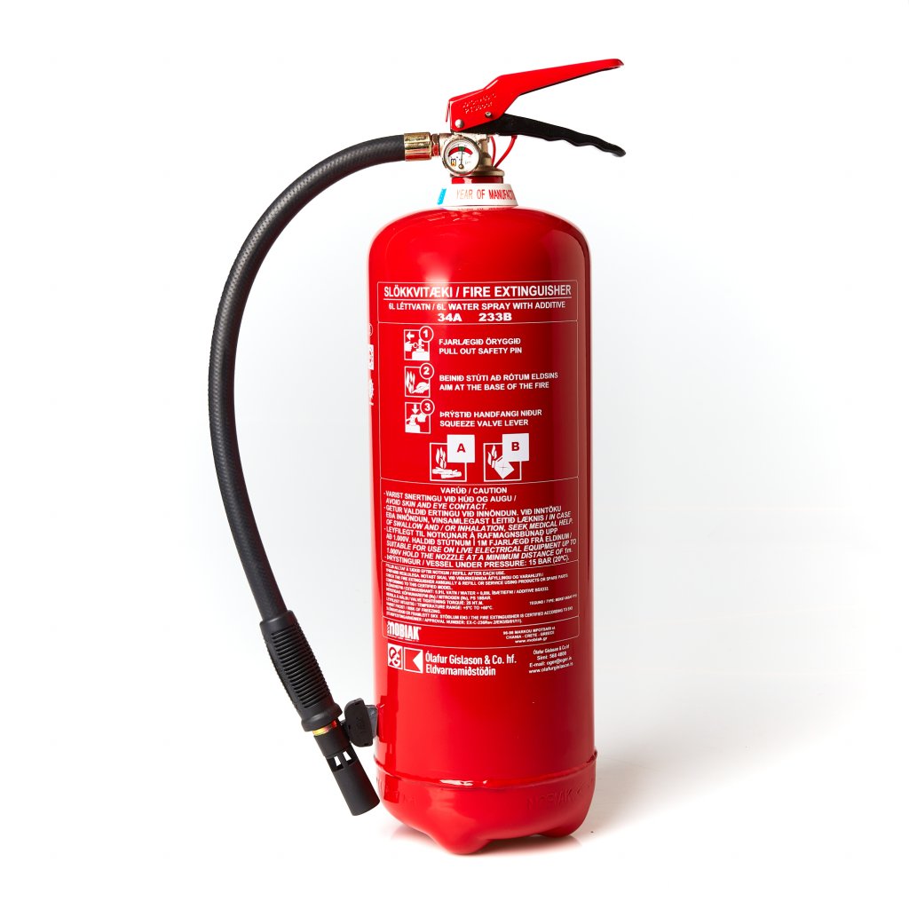 Léttvatnstæki Mobiak 6 l m.mæli og festingu