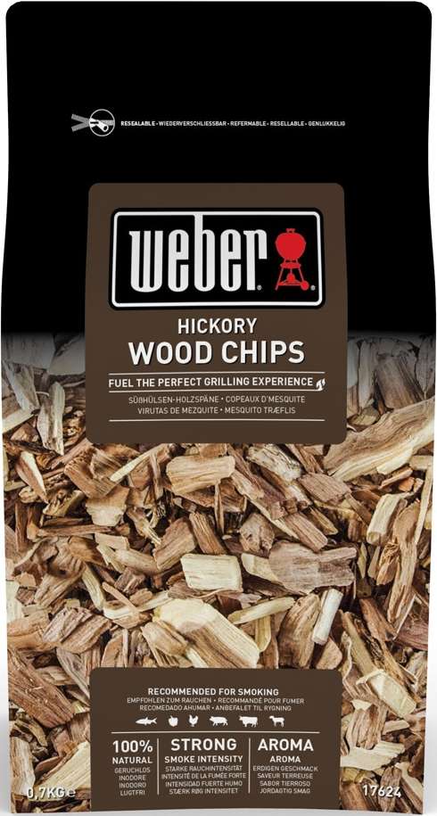 WEBER-HICKORY  REYKVIÐARSPÆNIR