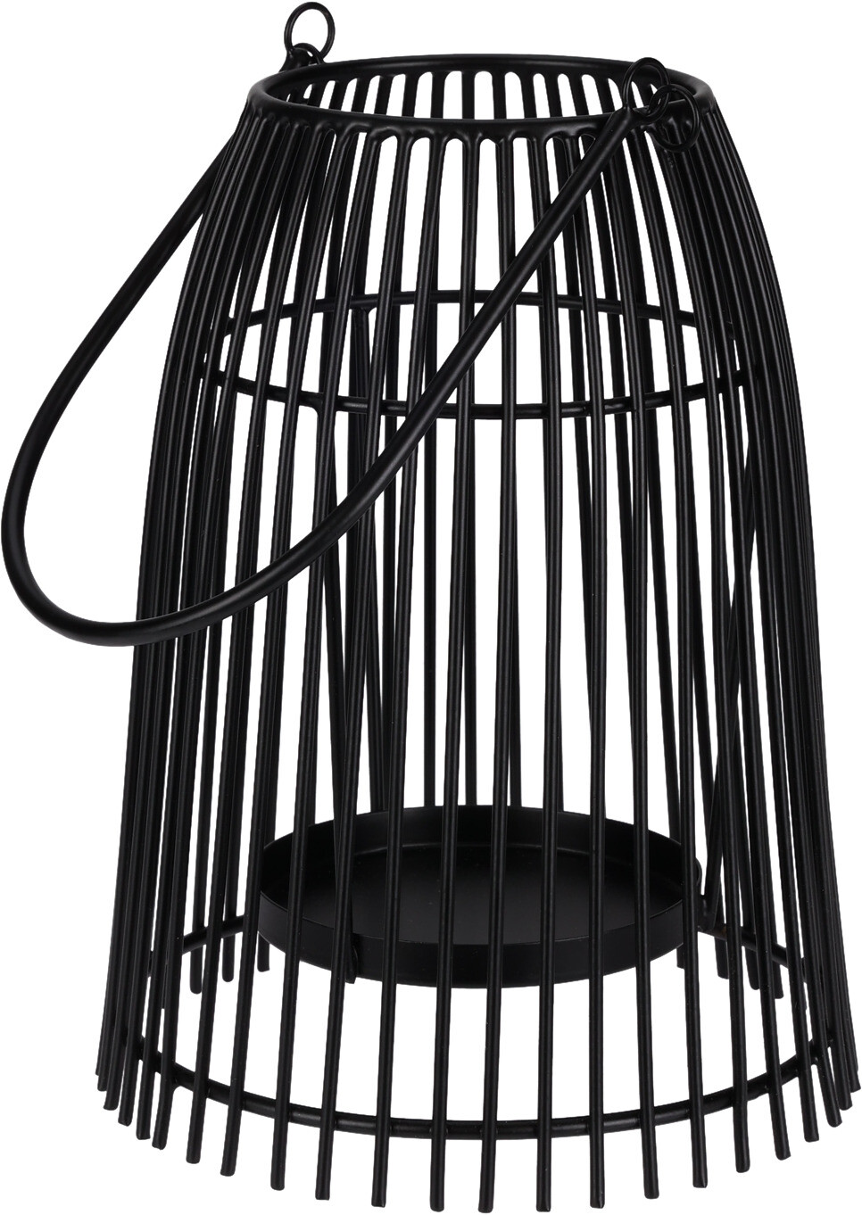 Lukt með haldi svört 18*18*h24cm