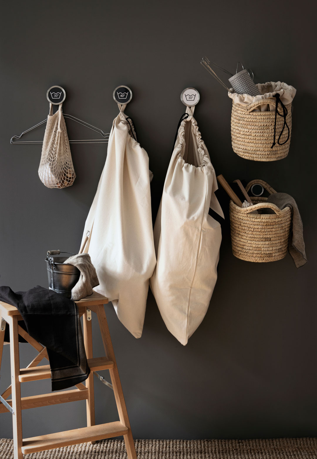 Snagi mynd burstað stál 25 mm Habo