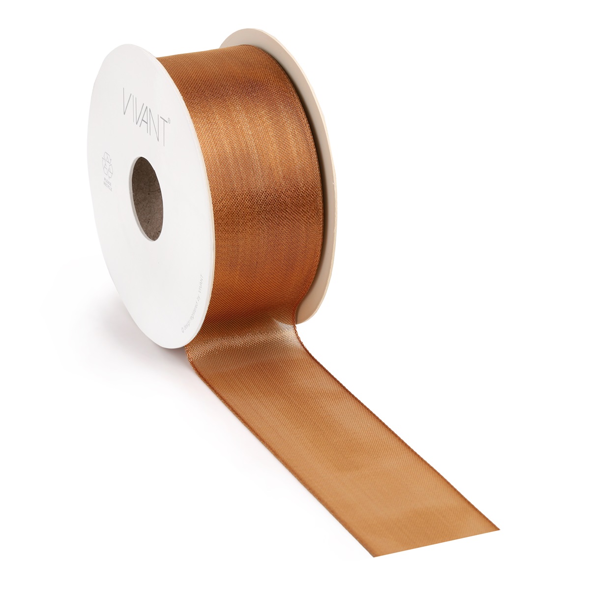 Borði 15m Metalize 38mm kopar