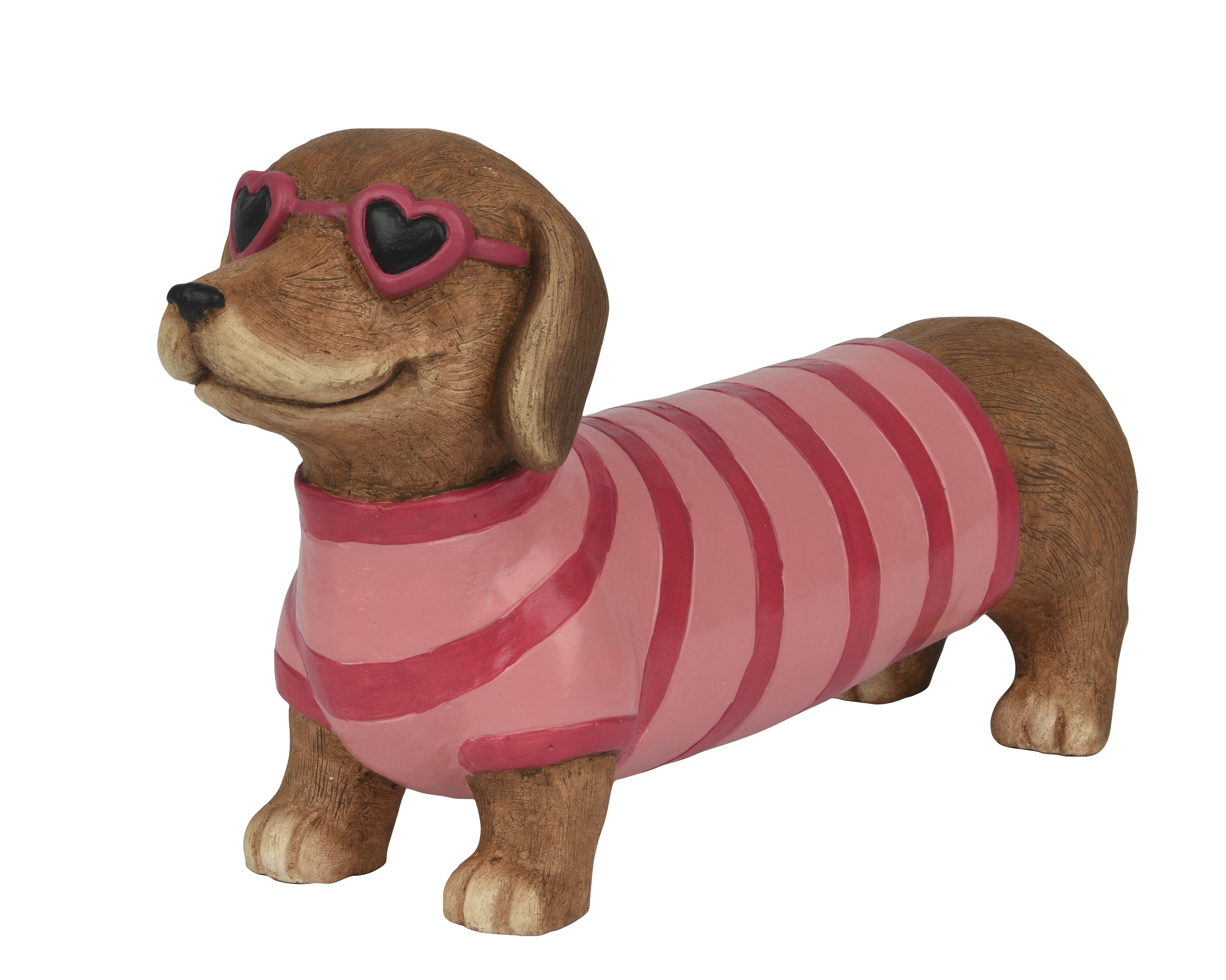 Hundur í peysu með sólgleraugu 40,5*11,5*h21,5cm