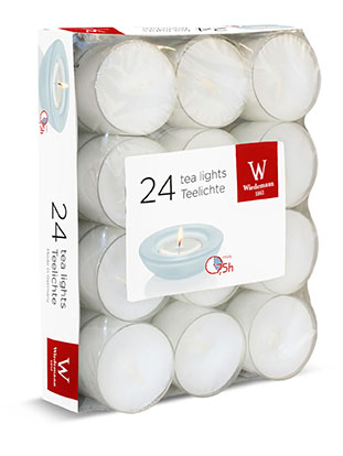 Teljós 8 tíma 30stk hvít