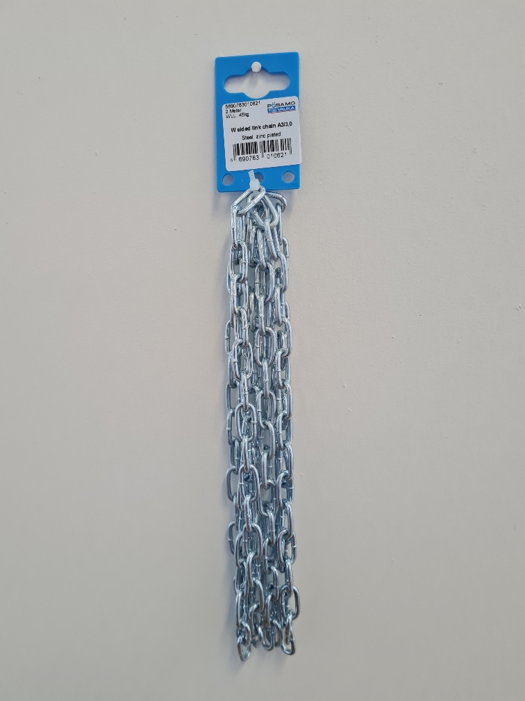 Keðja A3 Galv. 2m