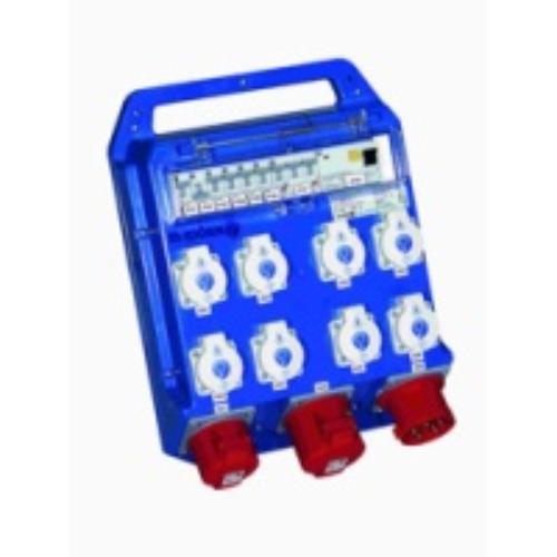 VINNUTAFLA MIDI U32//811-1EN 8x16A, 32A INN/ÚT=1st.5x16A 1st