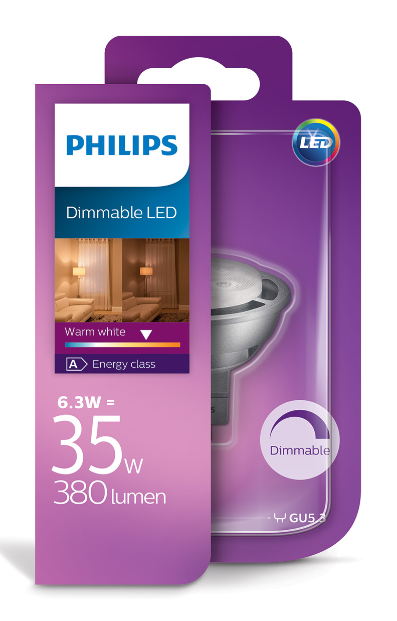 Led Kastarapera G5,3 35W 12V 36° dimmanleg