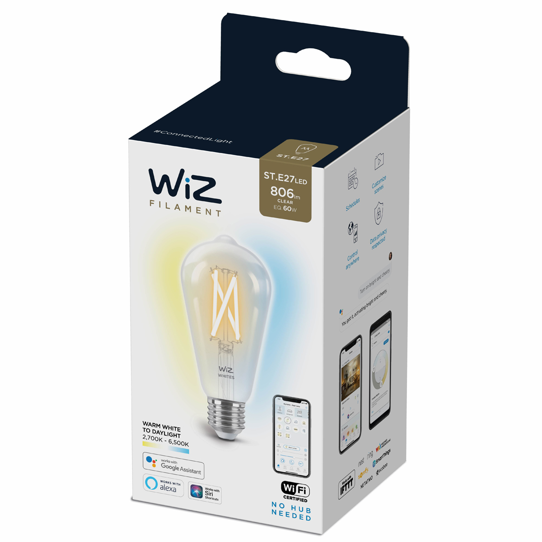 WIZ St64 ljósapera filament 60w E27 ambienc