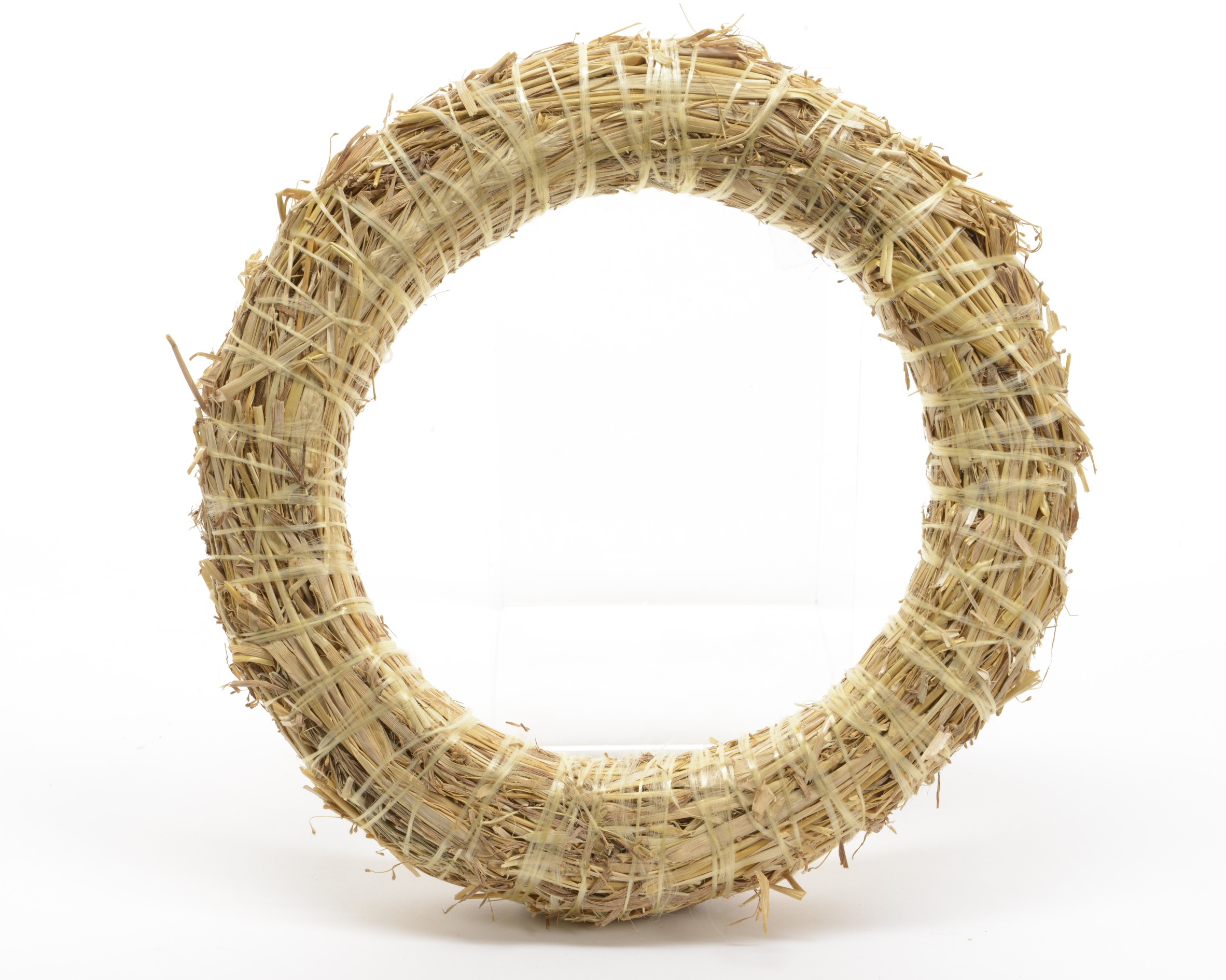 Hálmkrans 25cm natur