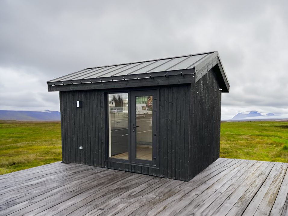 15m² Gestahús Tvíhalla þak