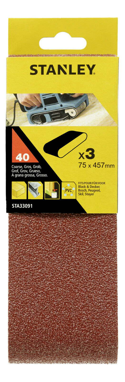 SLÍPIBELTI BD 40 75X457