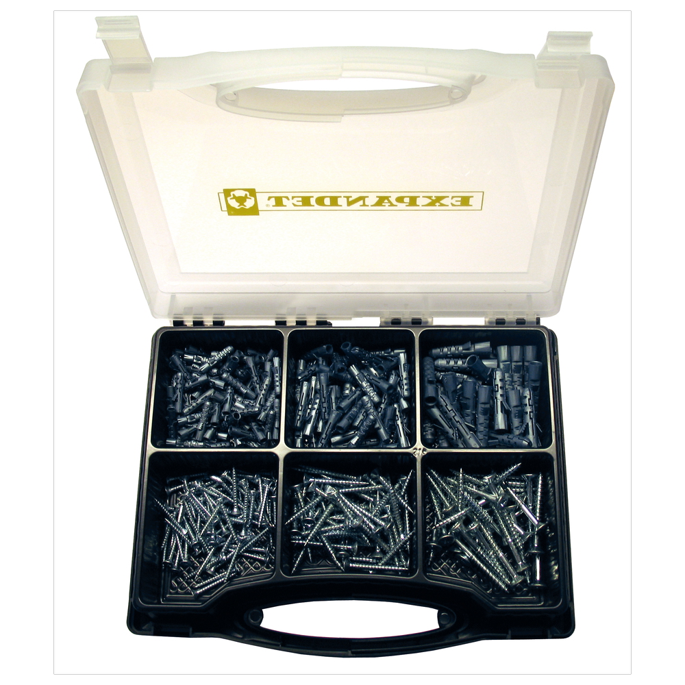 Skrúfu og múrtappabox 310stk