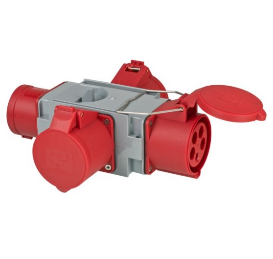 DREIFITENGI 32A/5P 6h 1081670 ÚTGANG. 3stk. CEE 5P 32A IP44