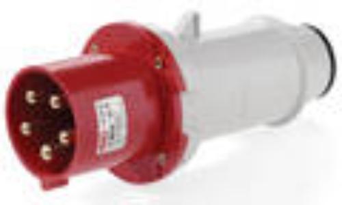 KLÓ 63A 5P 6h P463-6S IP44 RAUÐ 3P+N+JÖRÐ RAUÐ KL:6/MAX