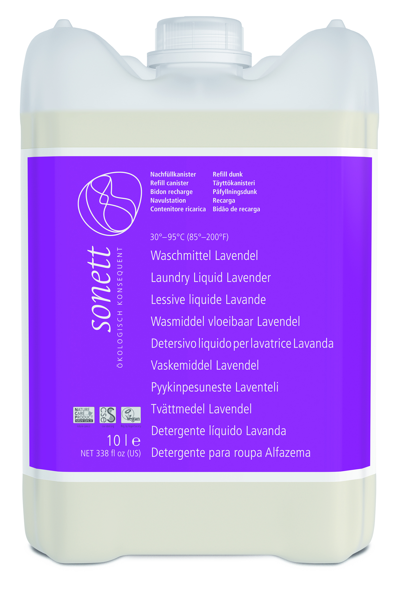 Sonett Þvottaefni fljótandi 10L Lavender