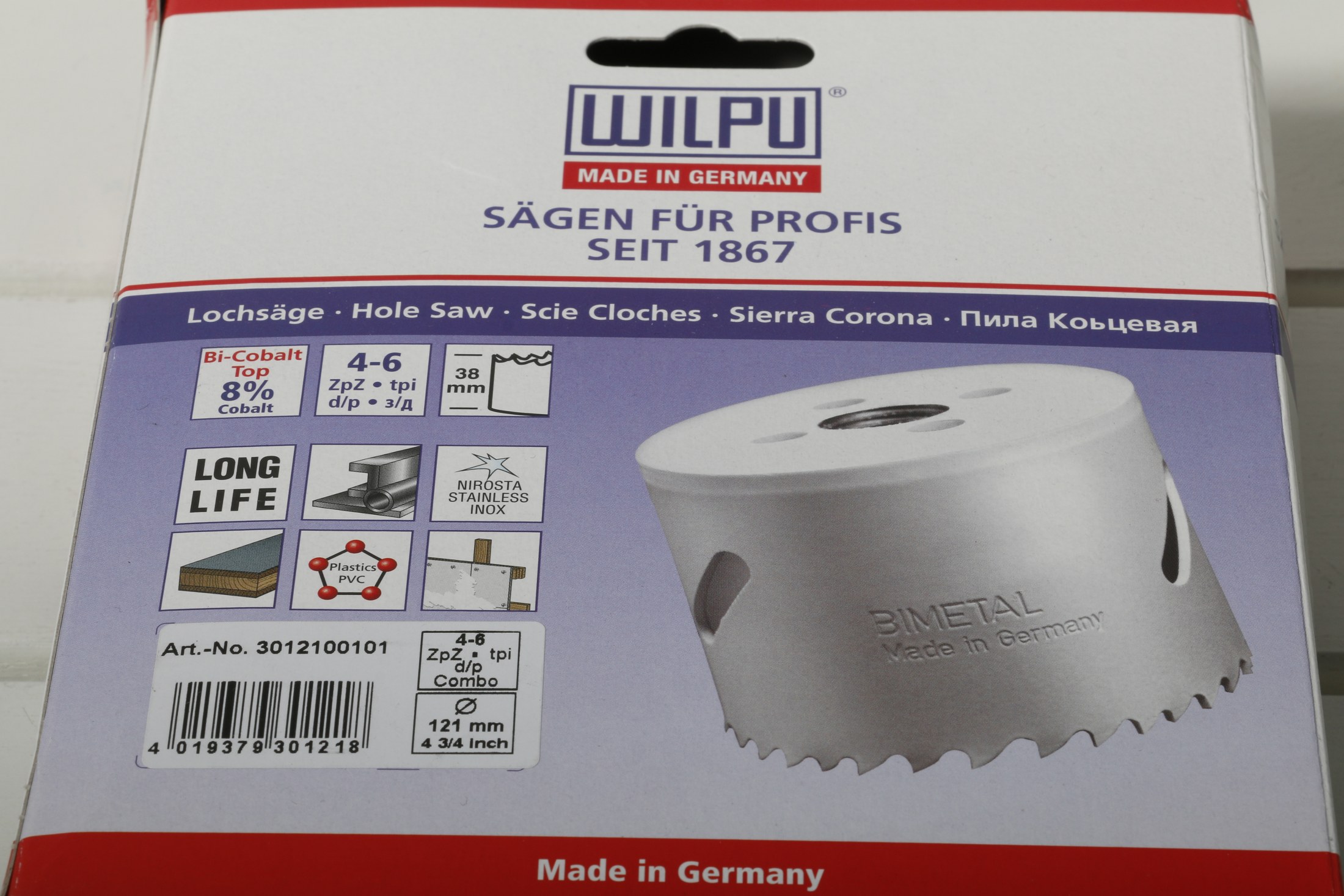 Hringsög Wilpu 121 mm