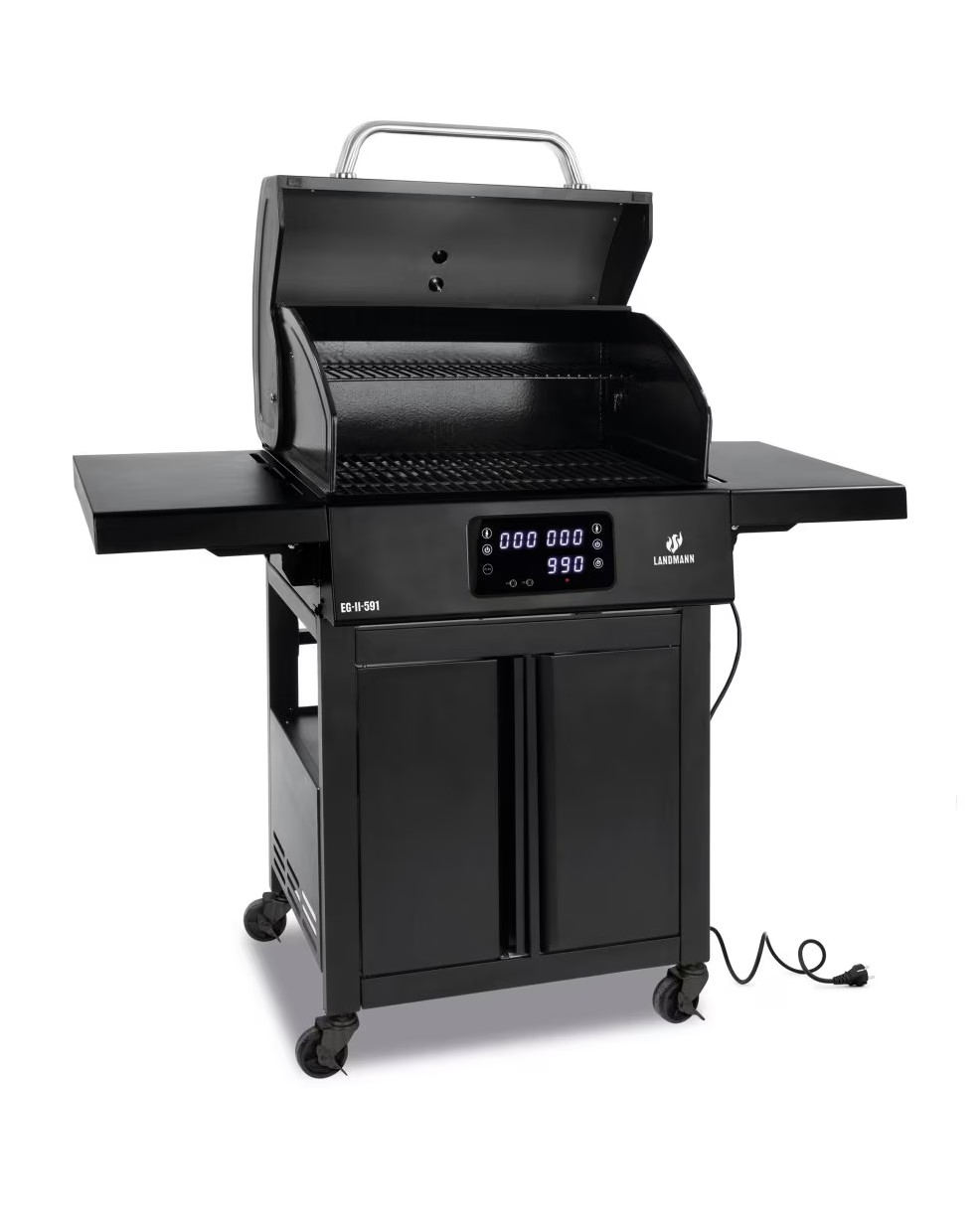 Rafmagnsgrill Landmann E-grill svart