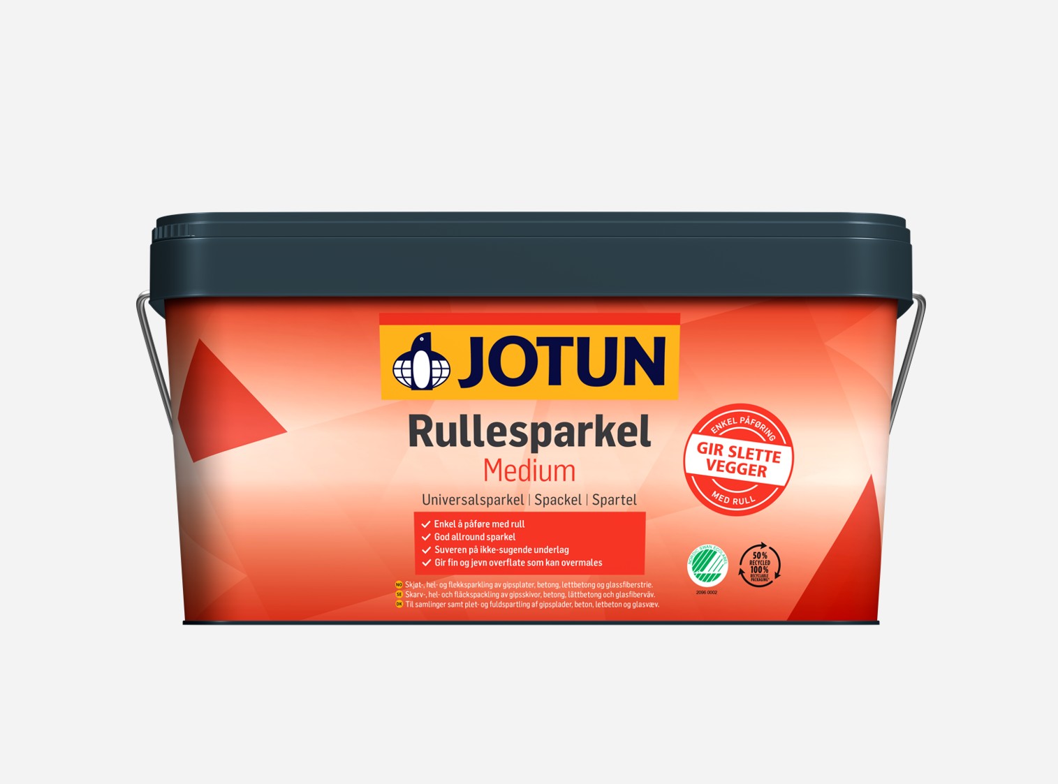 Spartl rúllu milligróft Jotun 10L