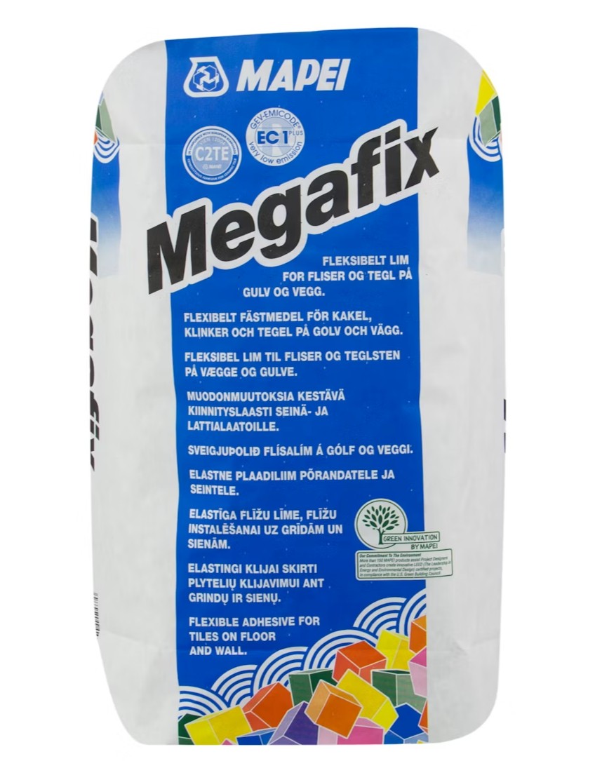 Flísalím Megafix grátt 20kg