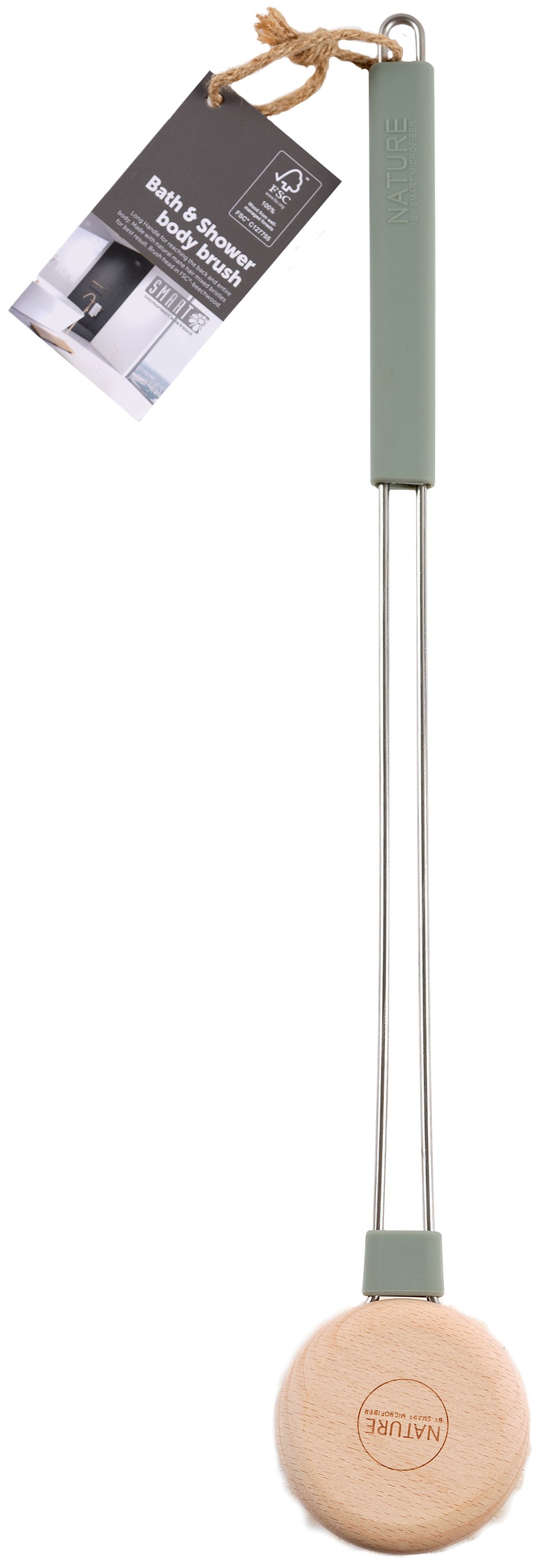 Líkamsbursti m.skafti