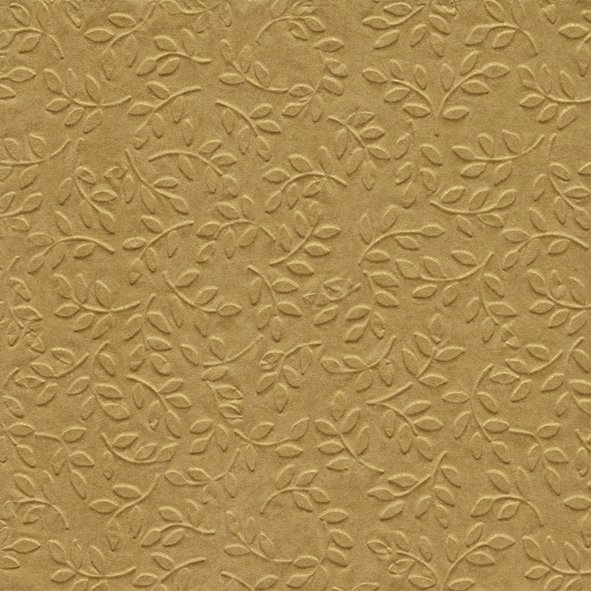 Servíettur Leaves 33*33cm 16stk kopar