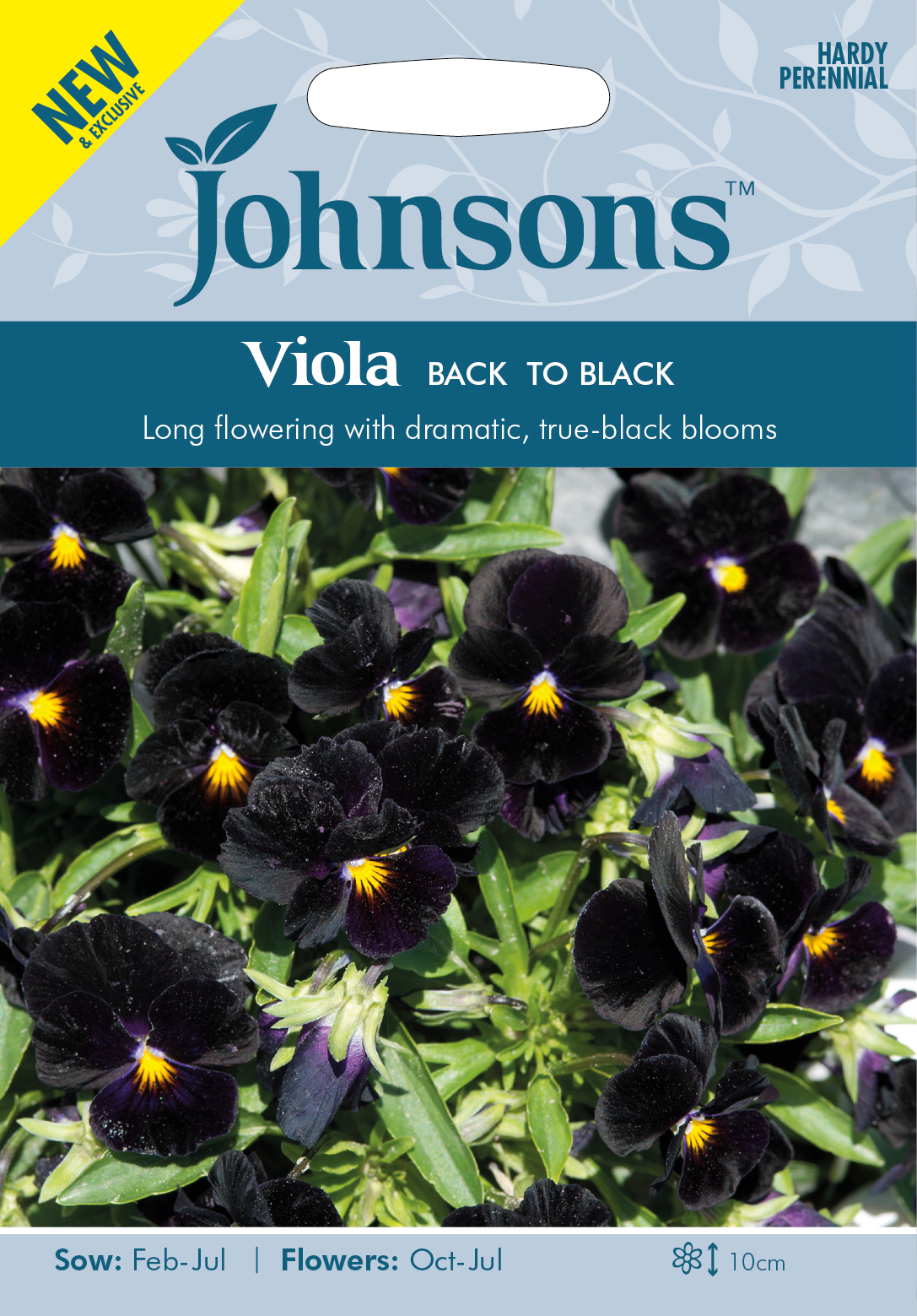 Fræ Viola Back to Black