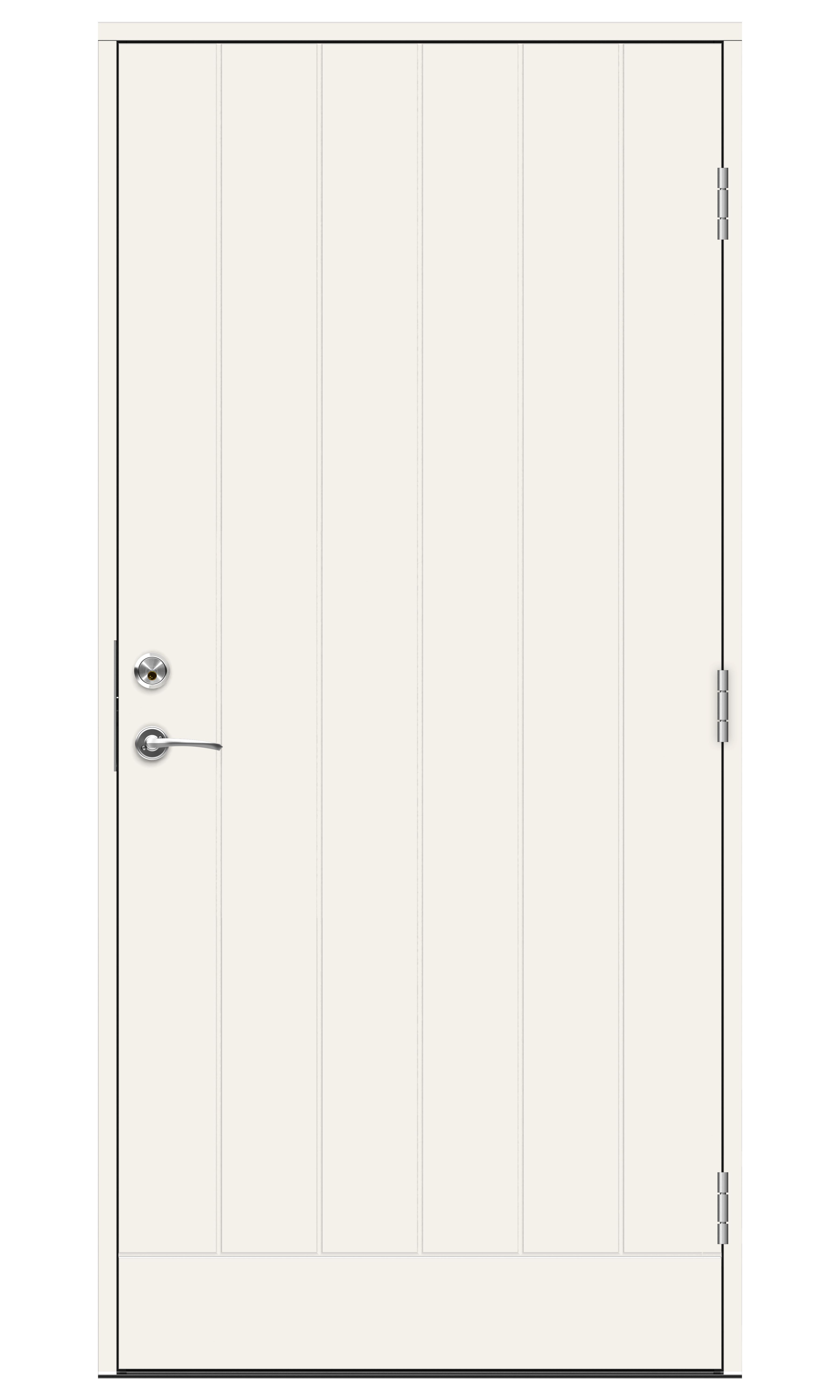 Útihurð útopnandi Storm út opnu Barents hvítt 948x2115x78 *V