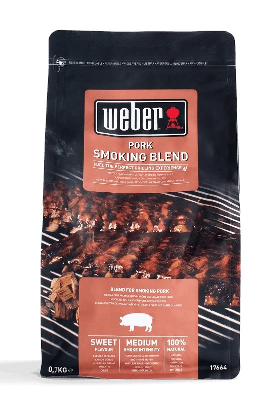 Weber reykviðarspænir svínakjötsblanda 700gr