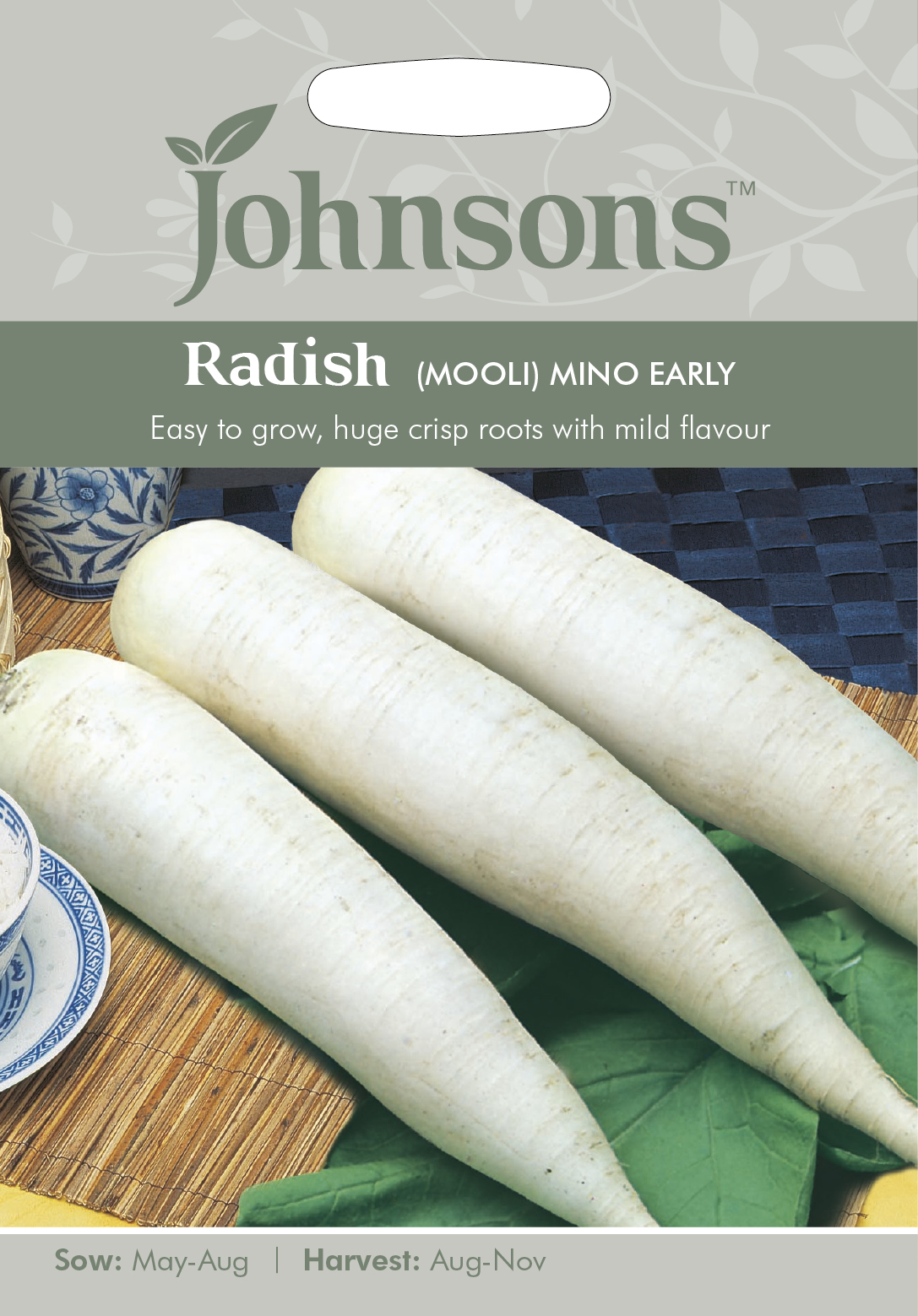 Fræ Radish (Mooli) Mino Early