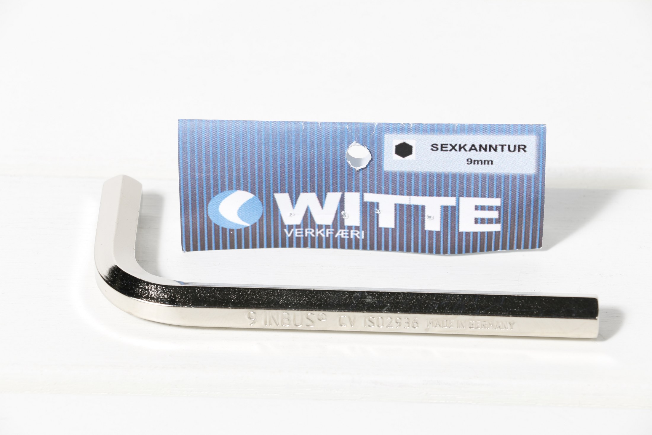 Sexkantur 9,0 mm Witte