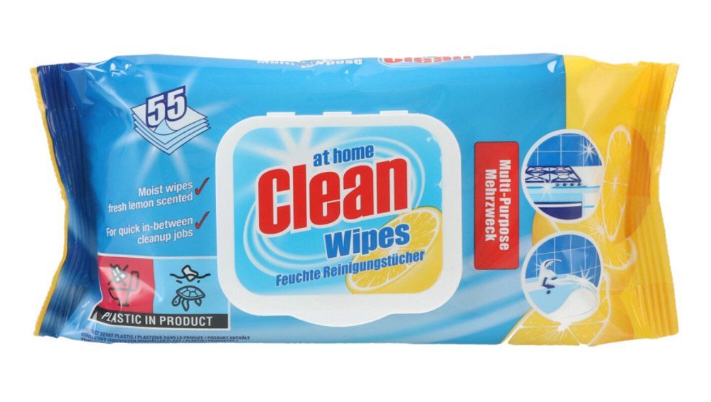 Hreinsiklútar 55 stk Sítrónu