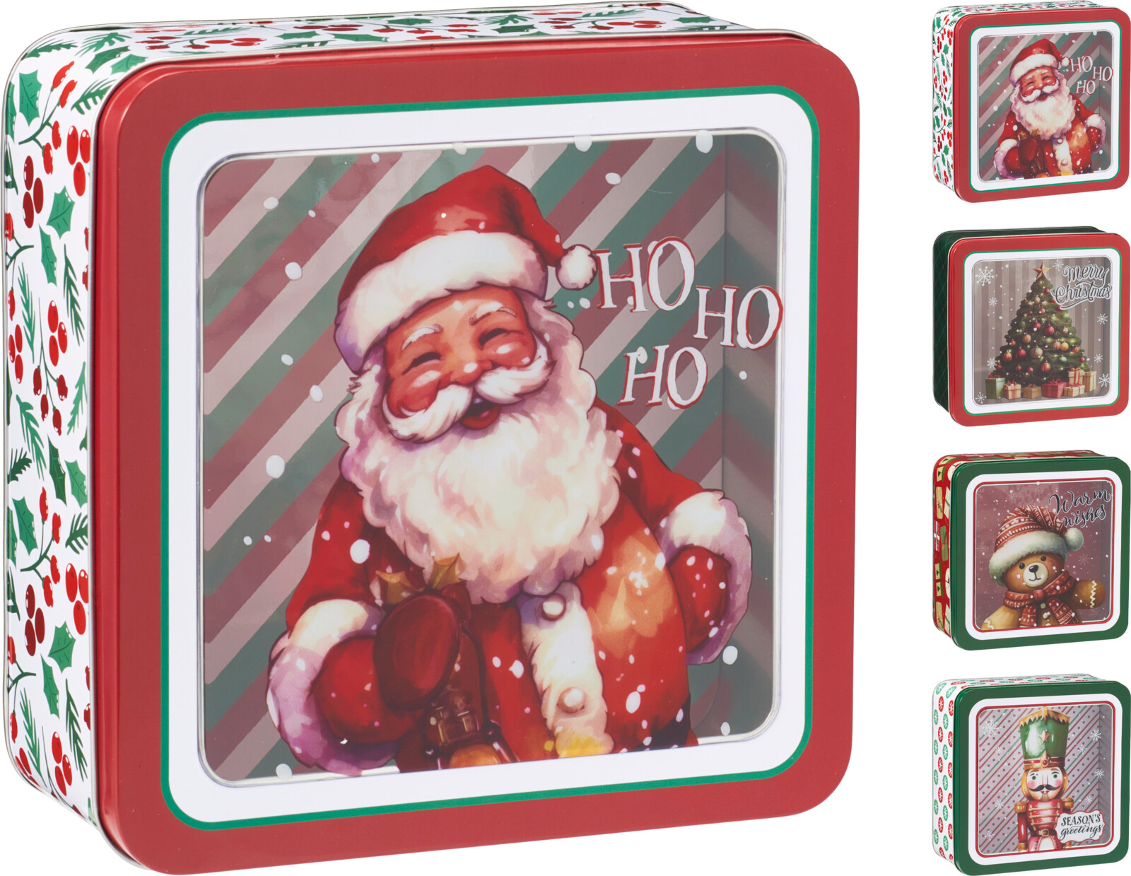 Geymslubox jóla 19*19*h8,5cm