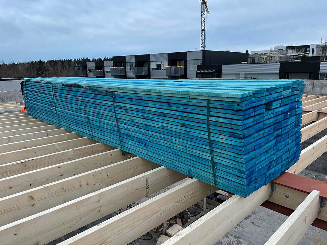 TIMBUR MYGLUV / BLÁTT  5F ÓH 25X150 MM