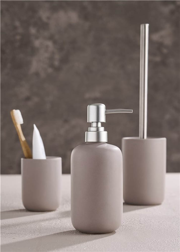 Baðherbergissett grátt