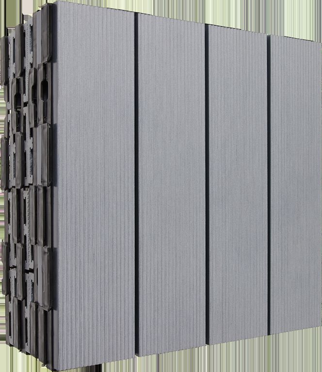 Stiklur Ljós grátt HPC  30x30 6 í pakka -209735