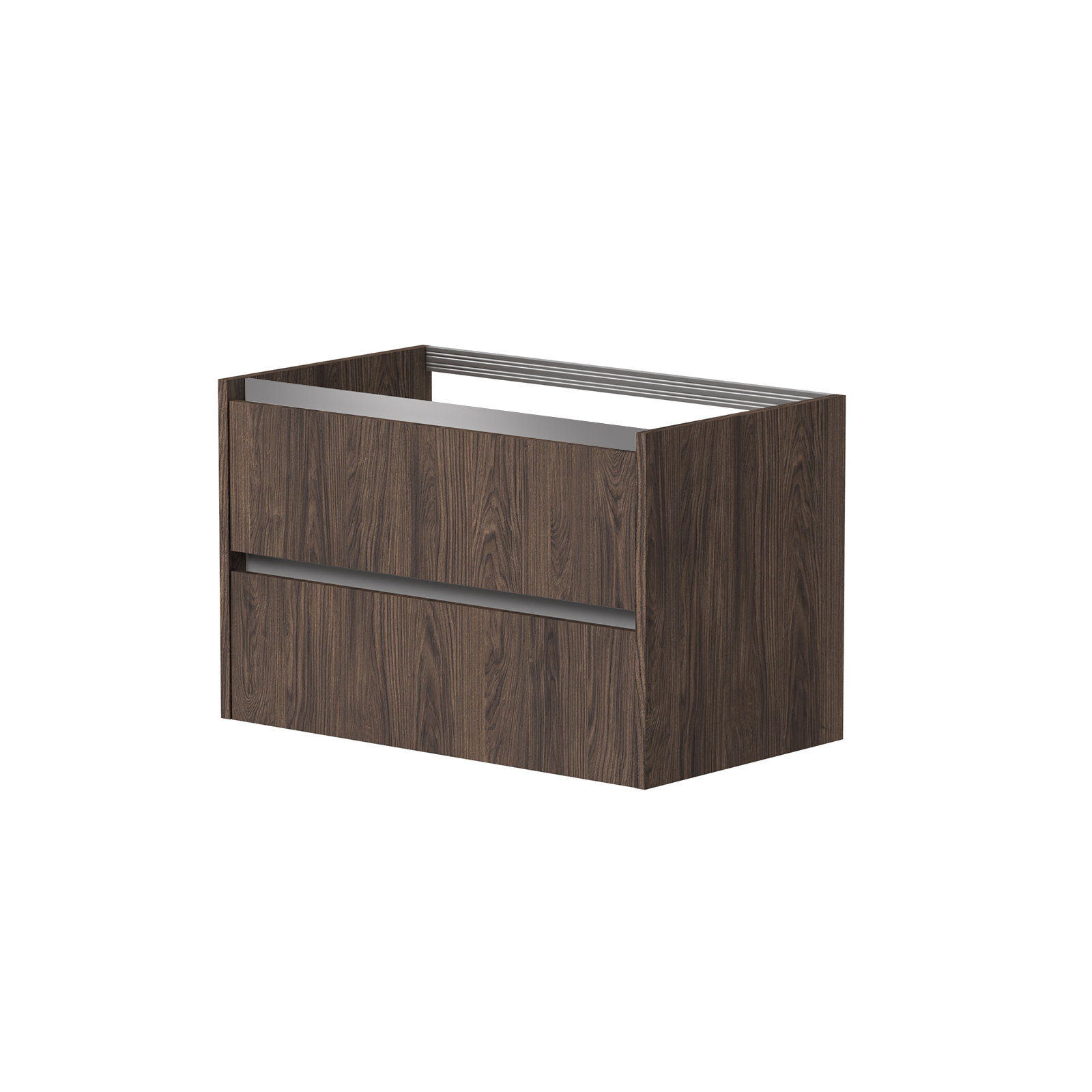 Vaskaskápur CITY, brún eik 79 cm