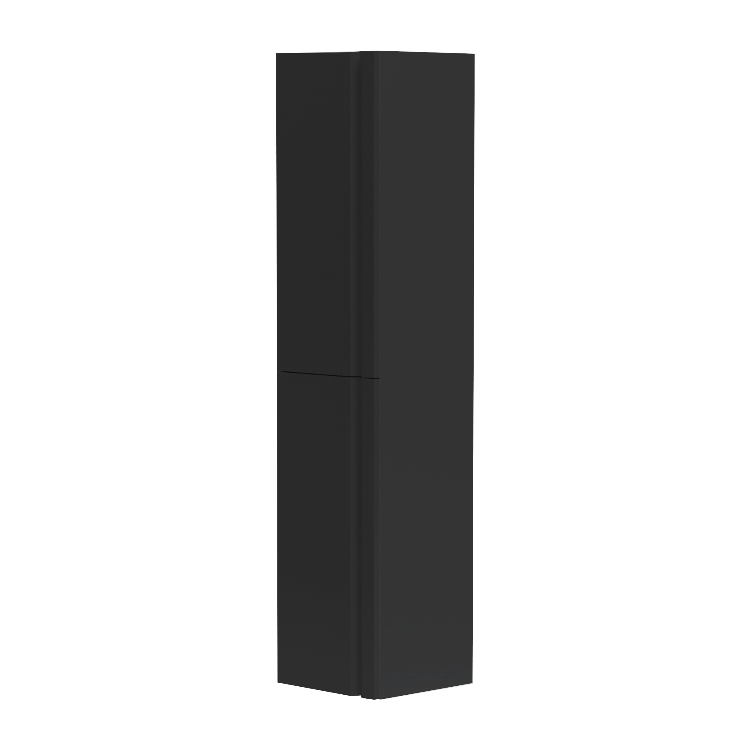 Hár skápur 35x160cm Matt svart