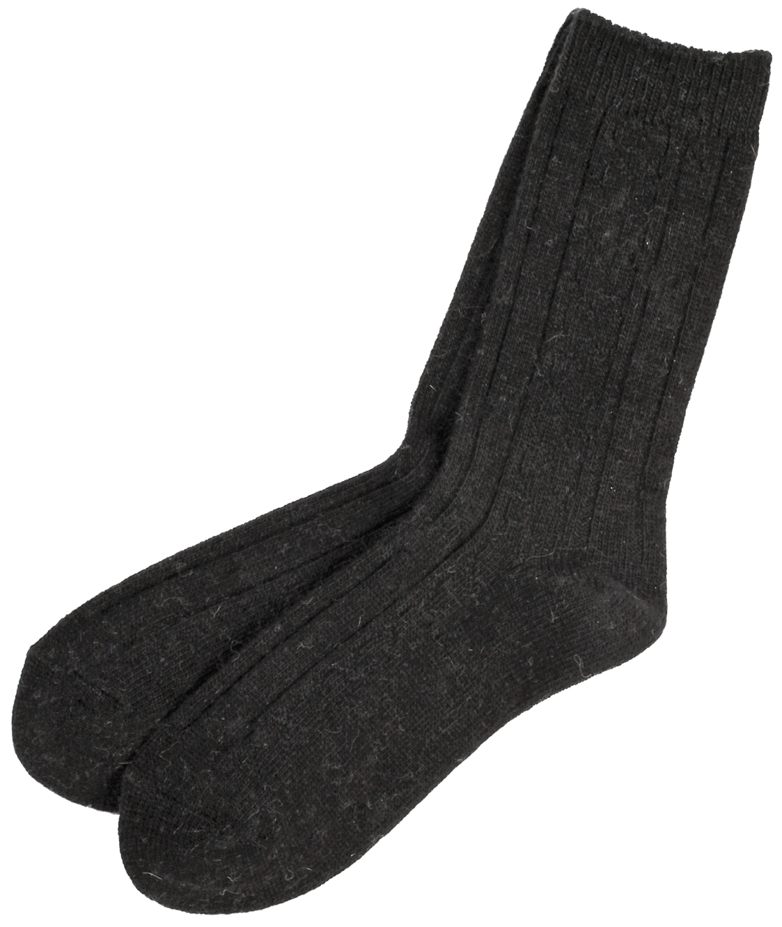 LILY angora sokkar svartur