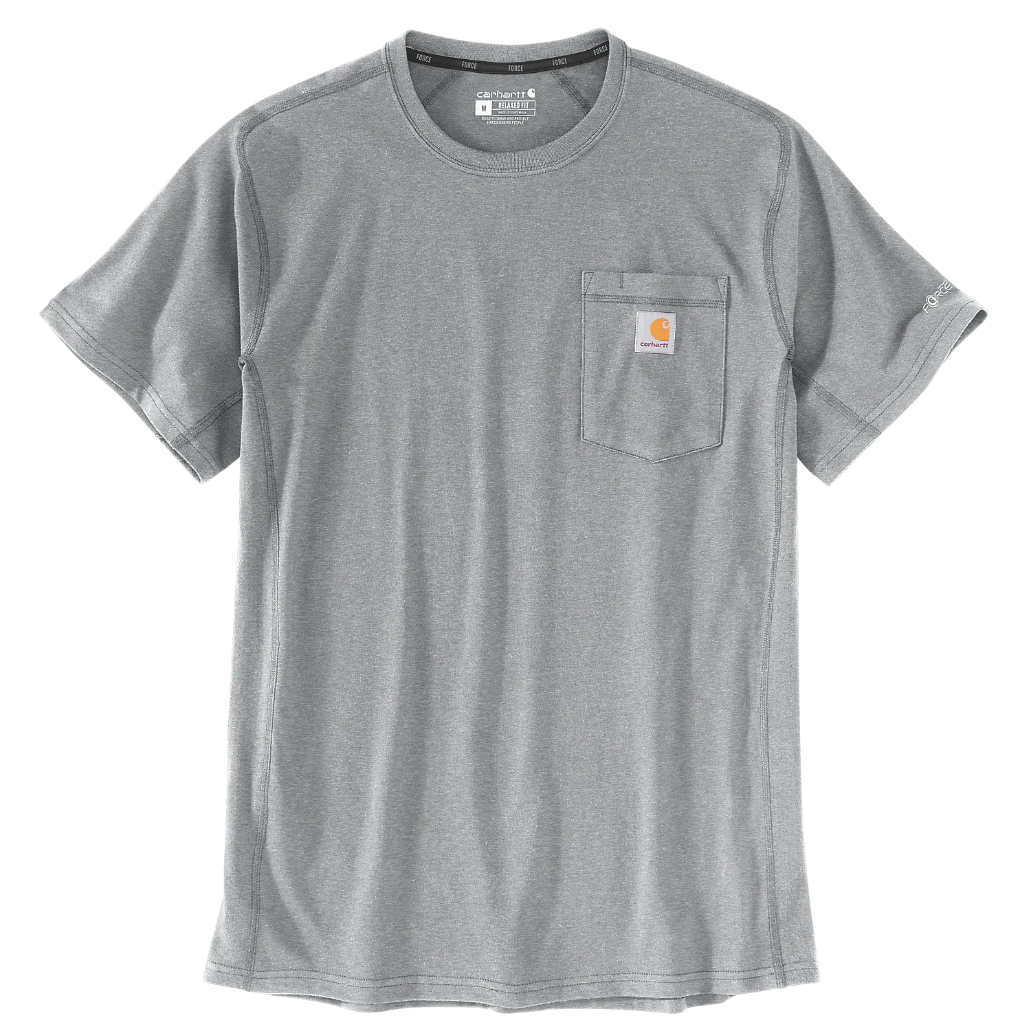 Carhartt stuttermabolur m.vasa heather-M