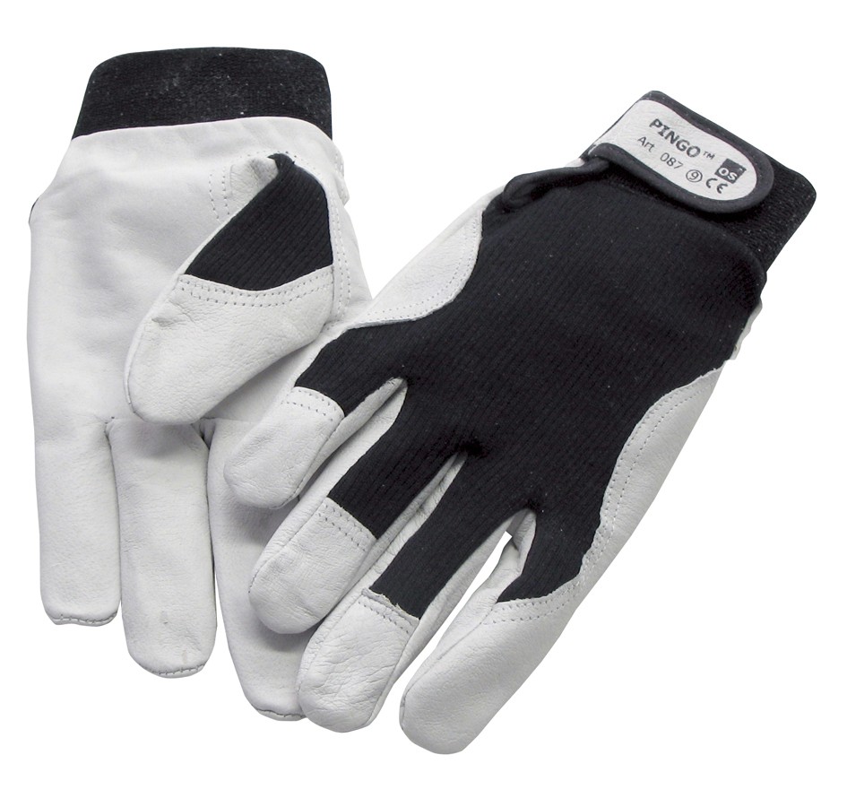 VINNUHANSKAR 9"LEÐURGRIP & ÞRENGINGU