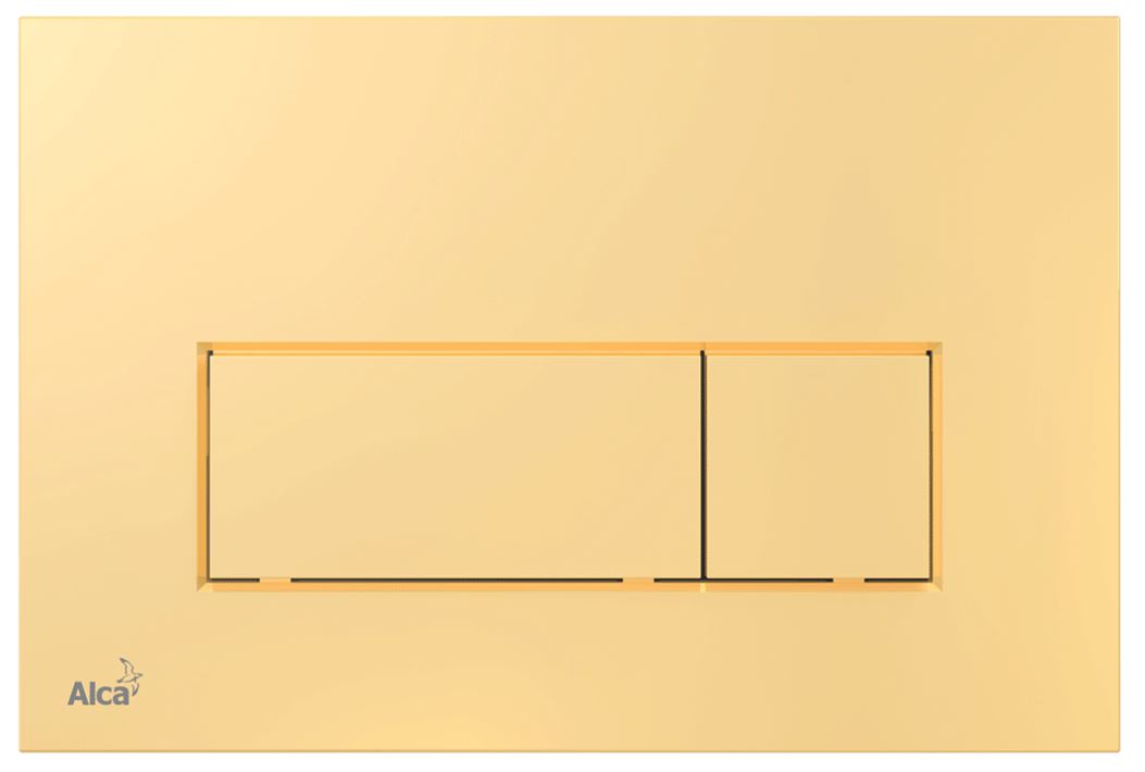 Skolhnappur í innb. Alcaplast Gull- M575