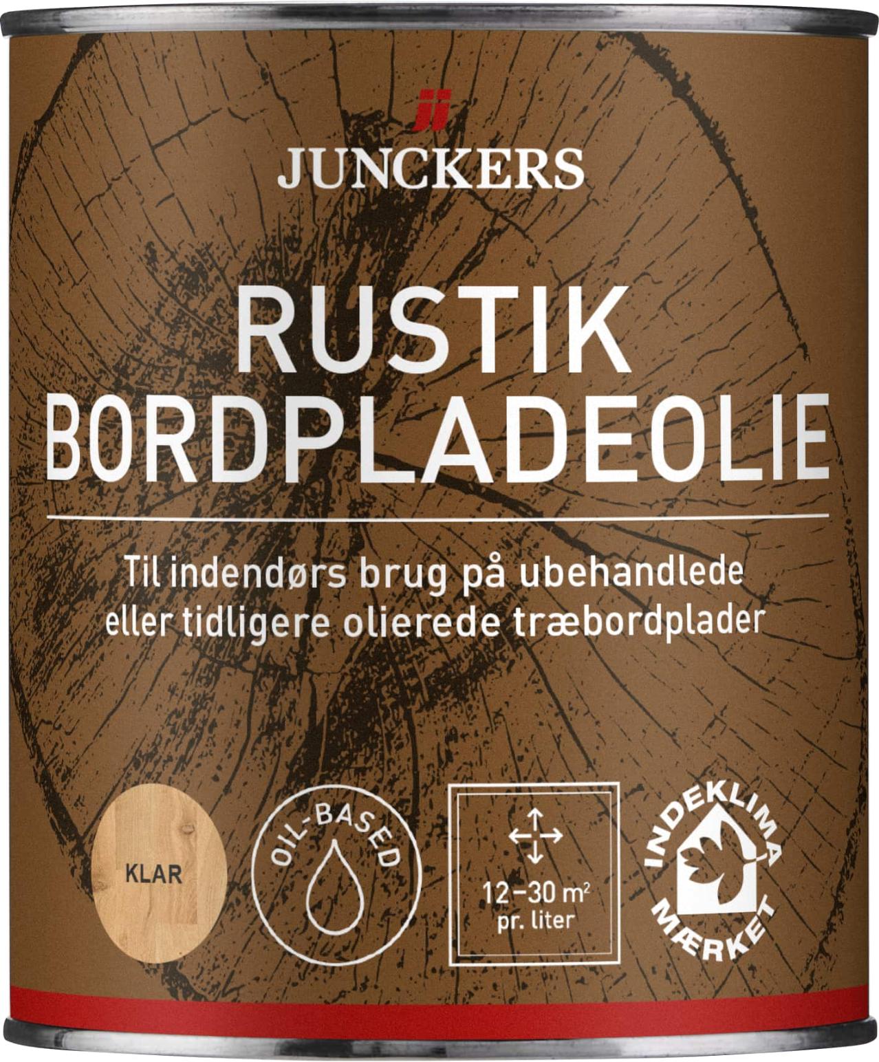 Junckers Rustik borðplötuolía glær 750 ml.